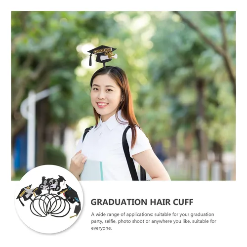 Diadema De Graduación, Bonito Lazo Para El Pelo, 6 Unidades