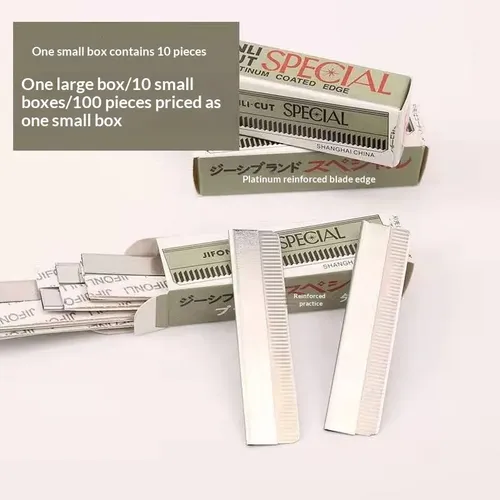 Set Profesional De Cuchillas Para Moldear Y Recortar Cejas 10-piece Blade Pack