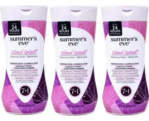 Jabón Íntimo Summers Eve Island Splash 3x266ml