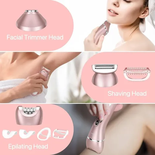 Afeitadora Eléctrica Para Mujer, Depiladora, Kit De Maquinil