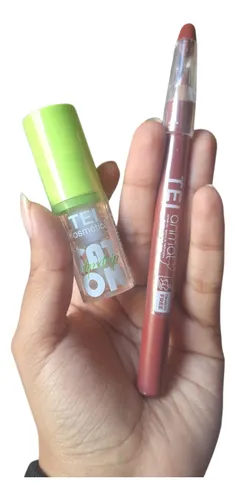 Kit Lip Delineador De Labios-liptint Glos Tei Dupe Nyx