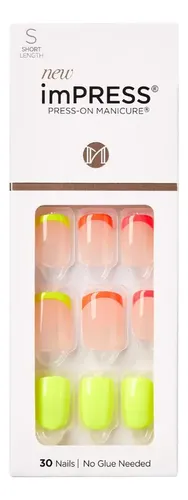 Uñas Instantáneas Impress Design Press-on 30u – Summer Glow