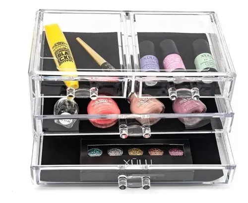 Organizador De Maquillaje Jessamy 4 Cajones Acrilico