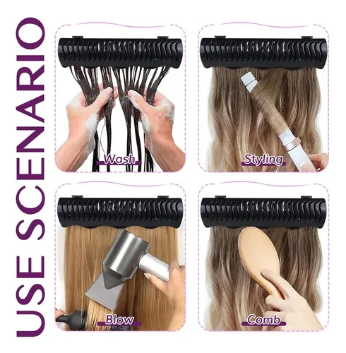Soporte Para Extensiones De Cabello Para Peinar, 4 Unidades