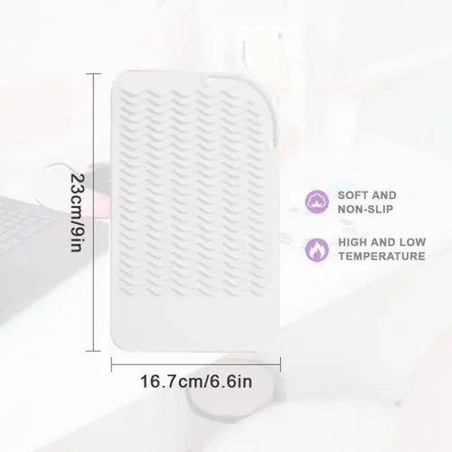 Tapete Resistente Al Calor Para Plancha De Cabello