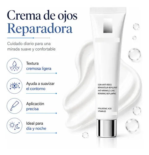 Kit Skincare Facial Sérum B3 Hidratante Crema Ojos 3 Piezas