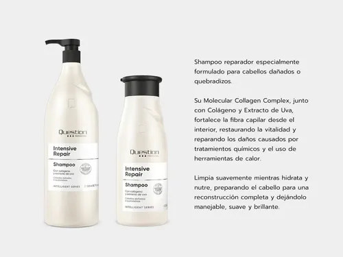 Question Shampoo Intense Repair 1500ml Restauración Nutre