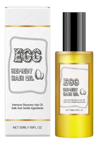 Tratamiento De Aceite Capilar Con Huevo De 50 Ml, Recuperaci