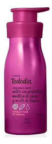 Crema Hidratante Corporal Natura Tododia Ciruela Y Flor De Vainilla 400 Ml