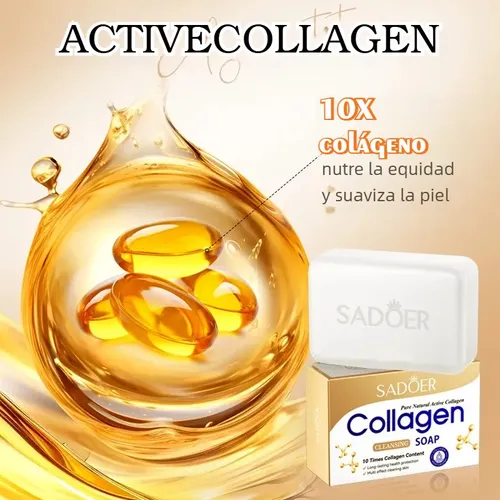 Jabón Facial Colágeno Hidratante Antigrasa