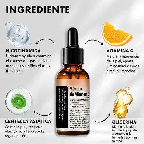 Sérum Facial Koec Vitamina C Con Ácido Hialurónico 60ml