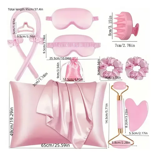 Kit De Rulos Sin Calor Para Cabello Largo, 16 Piezas