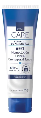 Crema Para Manos Extracto De Almendras 6en1 Avon Care 75g Extracto De Almendras