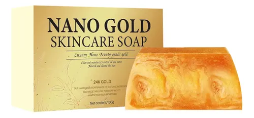 Great Gold Soap, Jabón De 24 Quilates, Jabón De Ducha Y Limp