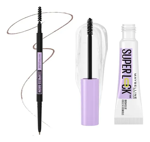 Set De Lápiz Y Gel Para Cejas Maybelline Ultra Slim Y