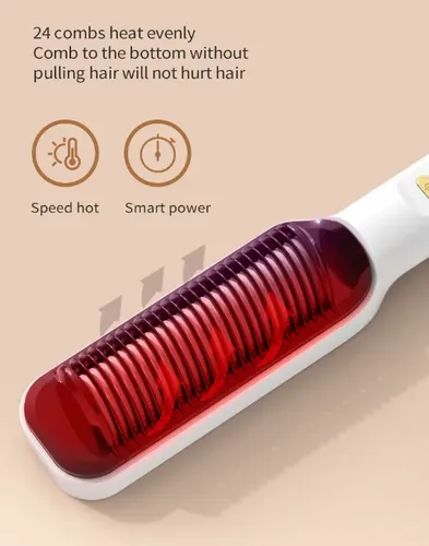 Cepillo Alisador Eléctrico Para Cabello