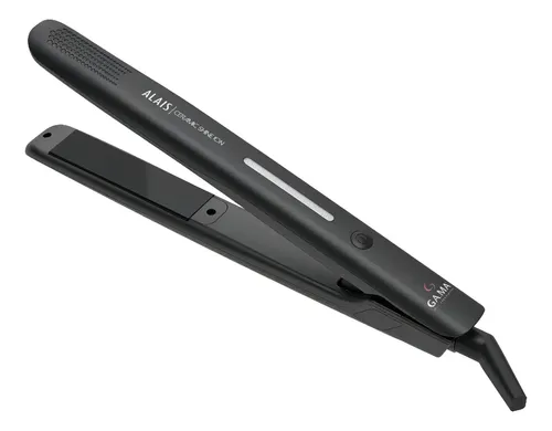 Planchita De Pelo Gama Alais Ceramic Shine Ion Color Negro Italy Professional