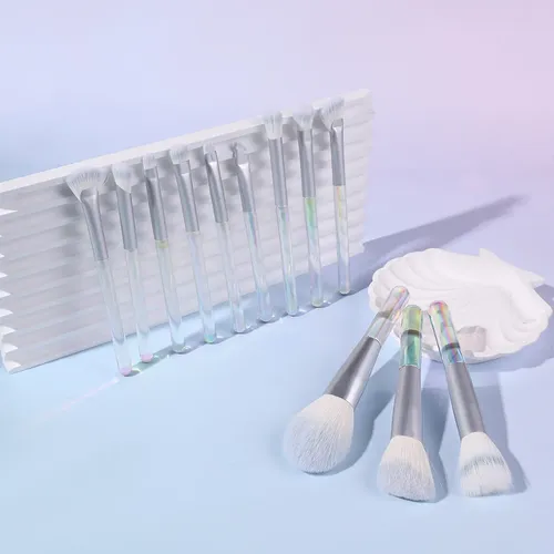 Set De 12 Minipinceles De Maquillaje De Cristal, Kit De Bell