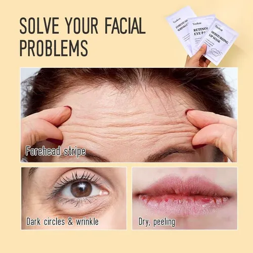 Set De Parches Faciales Antiarrugas Y Mascarillas 30 Pcs