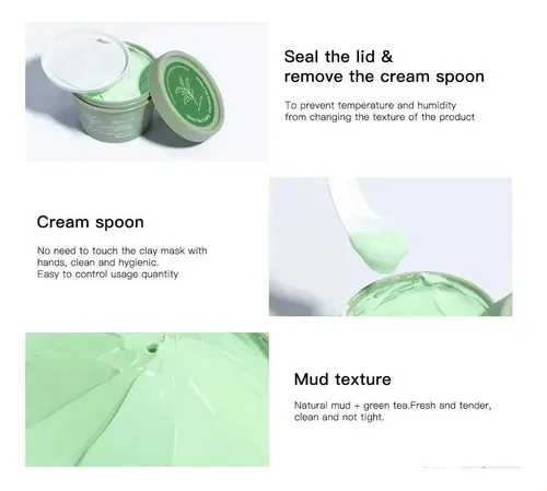 Ma/ Mascarilla De Arcilla De Té Verde, Limpieza Profundax