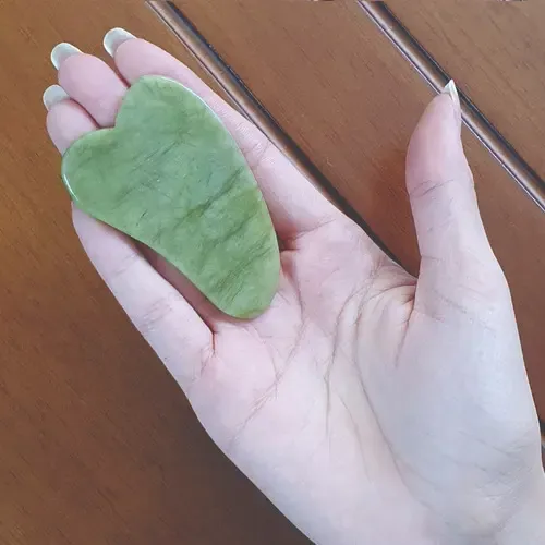 Piedra Gua Sha Masajeador Facial Flacidez Arrugas Natural