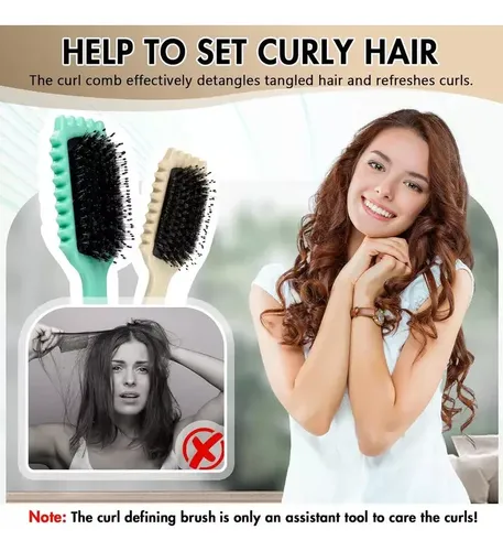 Cepillo Redondo For Cabello Rizado De 2 Piezas Dp Big &vm