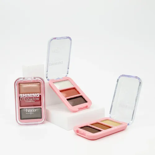 Paleta Sombra De Ojos 3 Colores Shinning