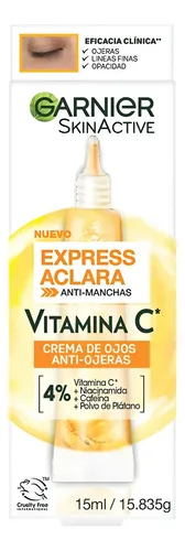 Garnier Crema Ojos Vitamina C 15ml Todo Tipo Piel