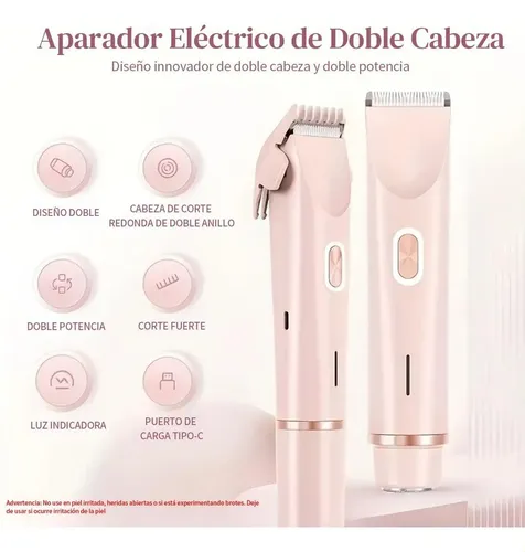 Depiladora 2 En 1 Recargable Usb Mujer/x/n