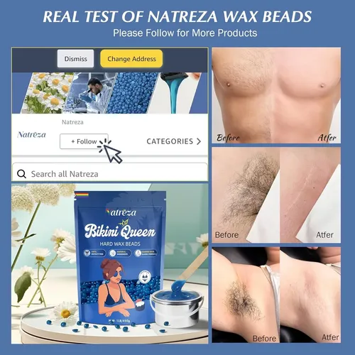 Cera Dura Natreza Chamomile 1 Lb Para Depilación