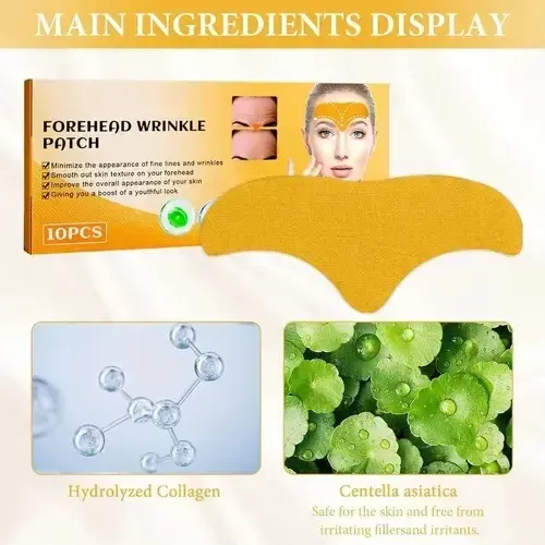 Parches Anti Arrugas Edad Piel Frente Mascarilla Facial X 10 Tipo De Piel Todo Tipo De Piel