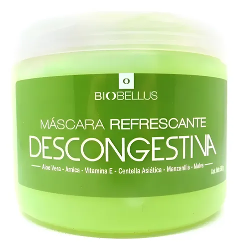 Biobellus Mascara Refrescante Y Descongestiva Aloe Vera 250g