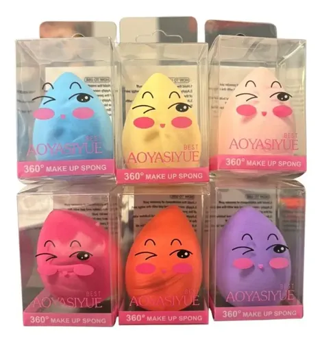Esponja De Maquillaje Forma De Gota X2 Unidades Esp01 Variados X2 Uniades