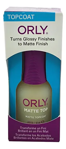 Esmalte De Uñas Orly Top, Parte Superior Mate, 0.6 Onzas