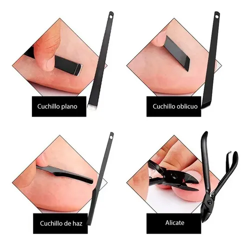 Yensen Kit Manicura 16 Piezas Acero Inoxidable Con Cortaúñas Lima Alicate