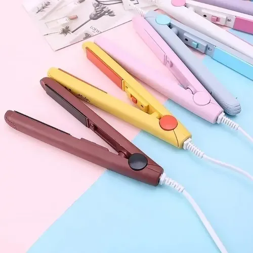 Mini Planchita De Cabello Viajera Cómoda Alisadora