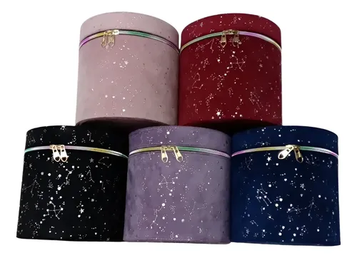 Set X3 Organizador De Maquillaje Redondo Cosméticos Belleza