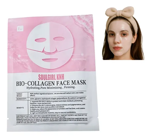 Pack X4 Mascarilla Bio-collagen Hidratación Nocturna Glow