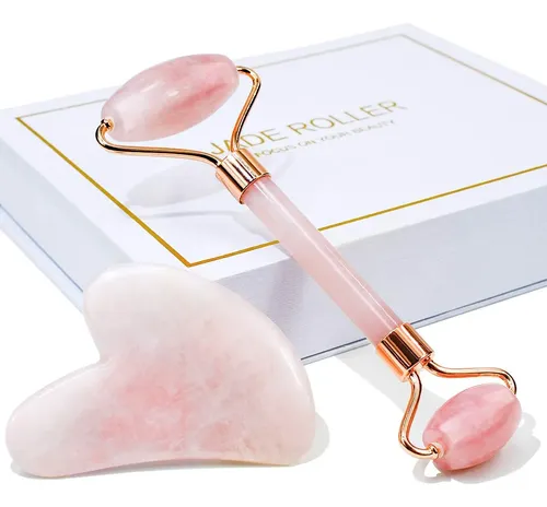 Masaje Facial Con Rodillo Natural Gua Sha, Regalo Facial Ab4063