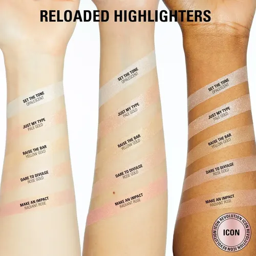 Revolution Reloaded Polvos Compactos Iluminadores, Set Th…