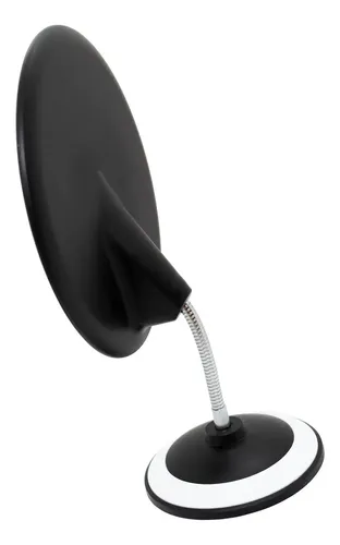 Diswald & Co Espejo Ovalado Maquillaje Skincare Cod 1893 Marco Negro Y Blanco