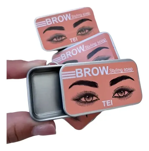 Cera Jabón Para Cejas Con Cepillo Laminado Waterproof Larga Color Transparente