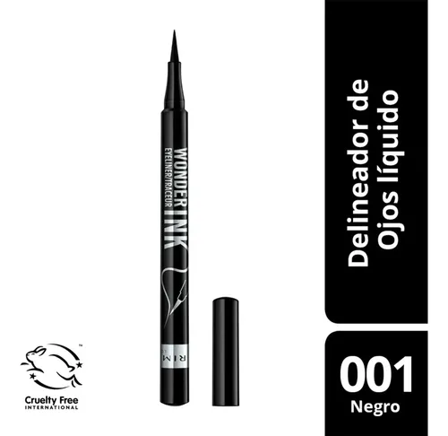 Rimmel Delineador De Ojos Liquido Wonder Ink 001 Black