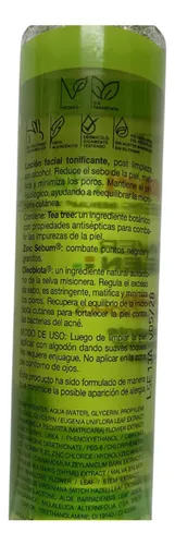 Gigot Clariderm Power Green Tonico Facial S/alcohol 125 Ml.