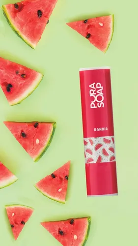 Bálsamo Labial Hidrantante De Sandia Sin Parabenos Pura Soap