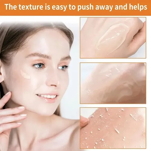 Crema Exfoliante Corporal En Gel De Naranja, 4 Unidades/tarr