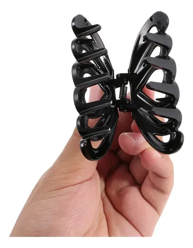 Clip De Pelo Negro Para Uñas