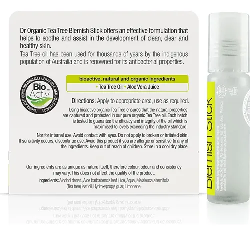 Lápiz Limpiador Con Tea Tree De Dr. Organic