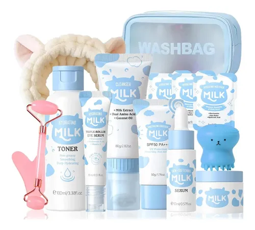 Conjunto De Cuidado Con Leche Para Niños 14 Pcs Guasha