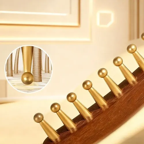 Peine Masajeador De Sándalo Para Reducir Hinchazón
